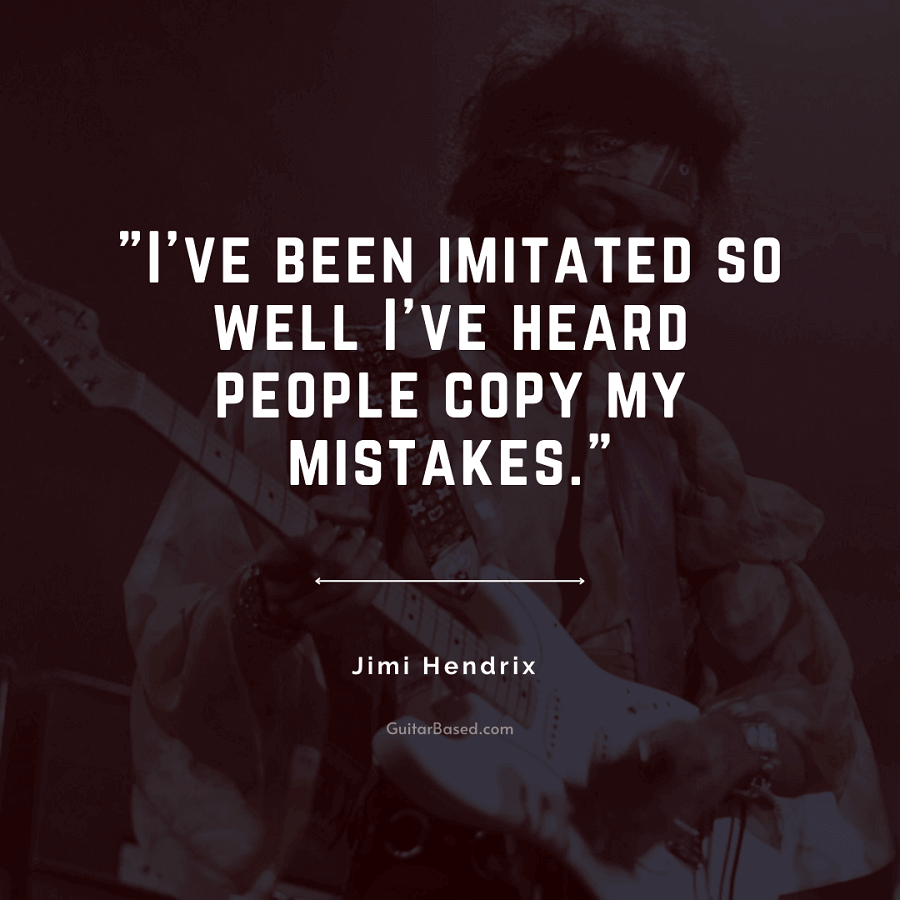 Jimi Hendrix guitar quote