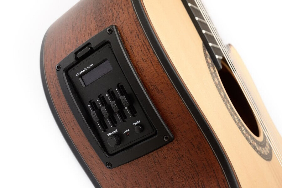 built-in guitar tuner