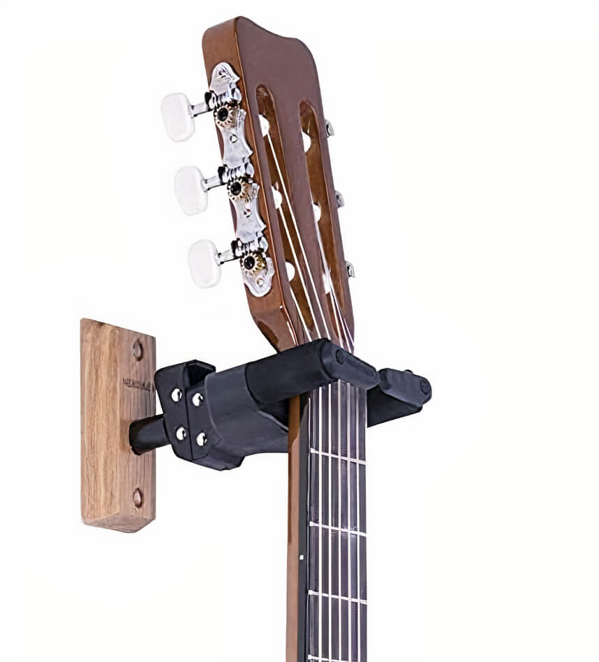 guitar wall hanger locking