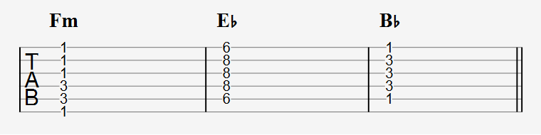 i - VII - VI