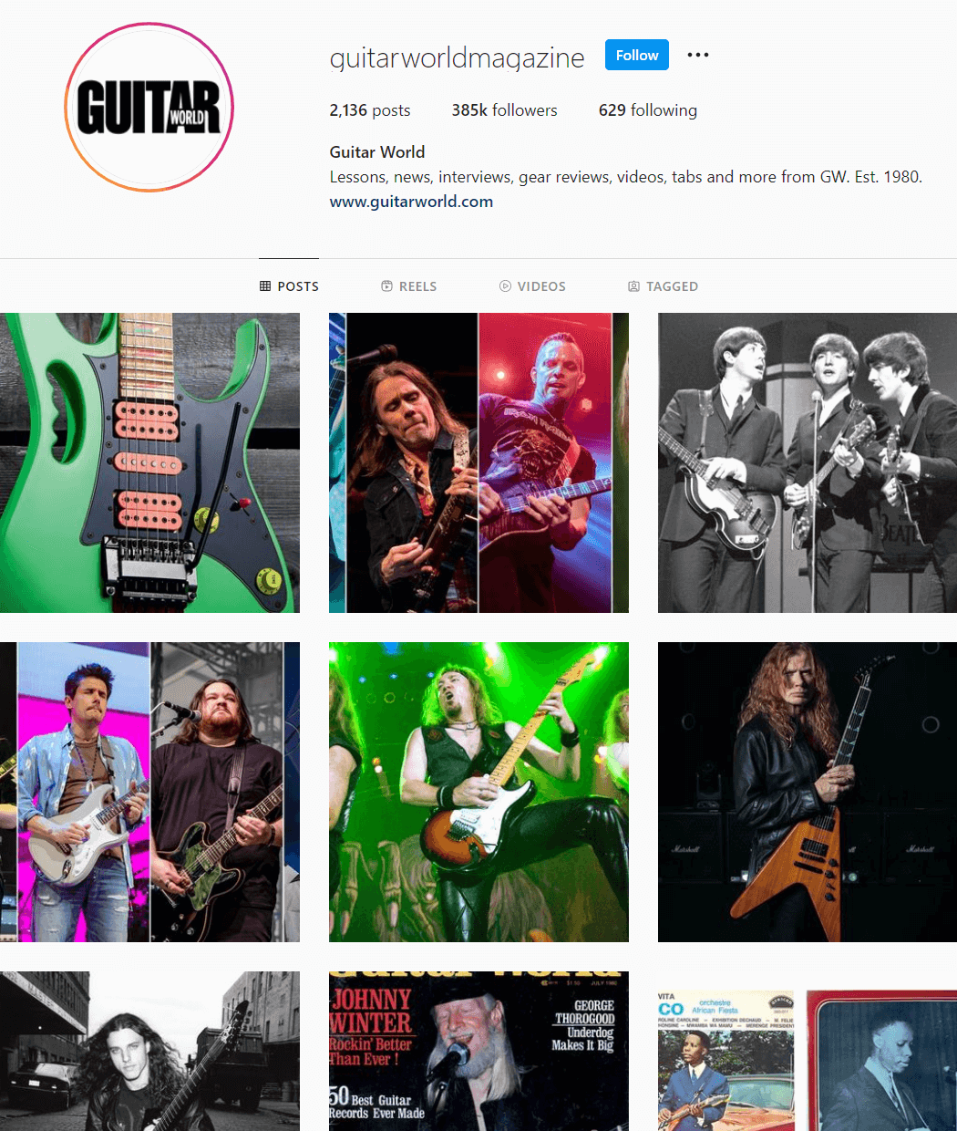 guitarworldmagazine Instagram page