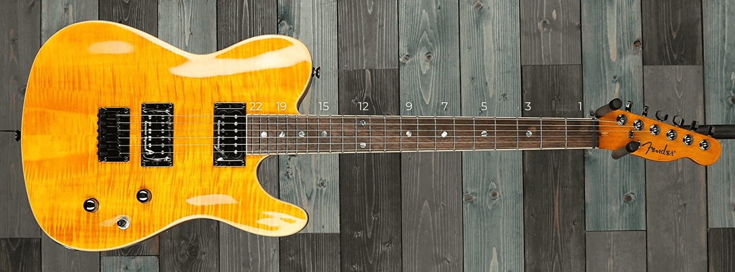 number of fretboards in a guitar
