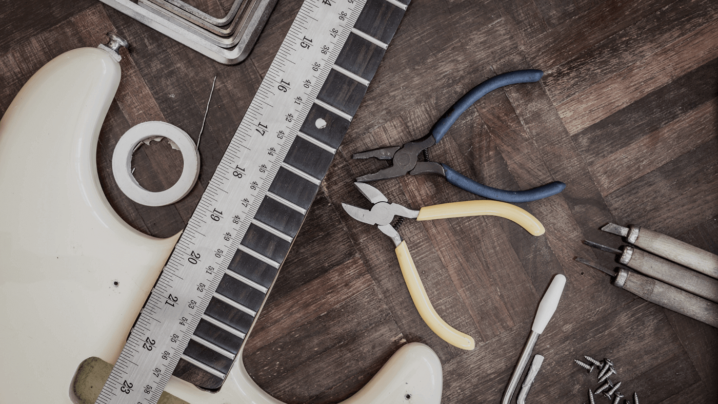 guitar fretboard construction