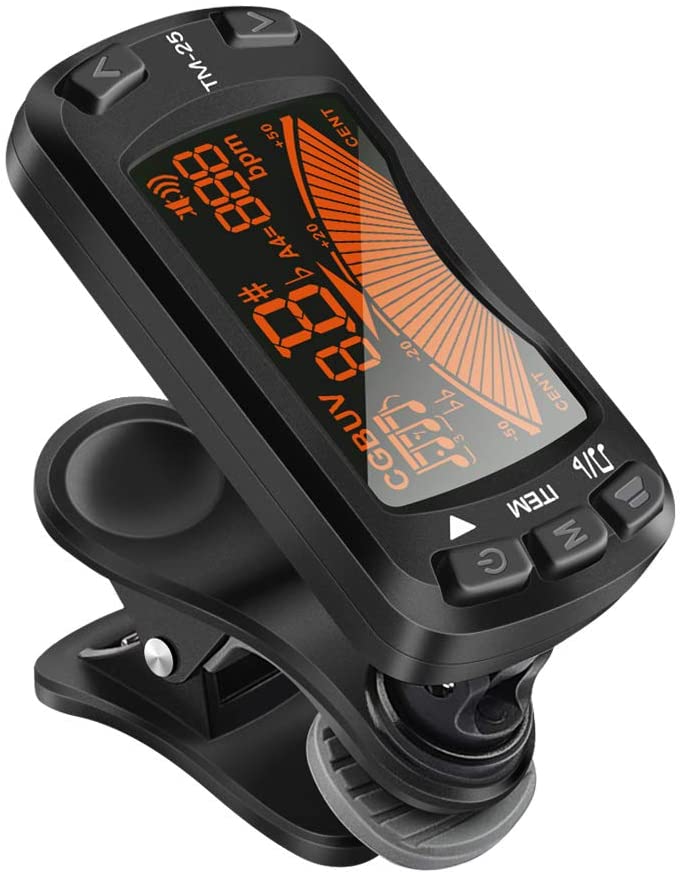 LEKATO Guitar Clip On Metronome-Tuner