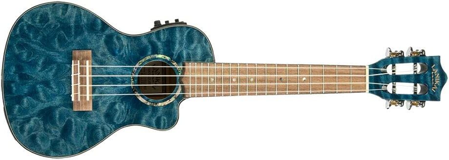 Lanikai QM-BLCEC Concert Ukulele on a white background