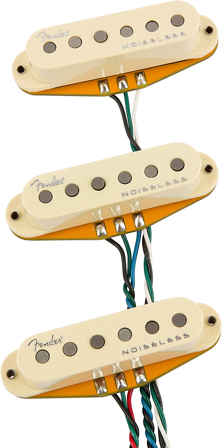 Fender Generation 4 Noiseless Stratocaster Single Coil Pickup on a white background