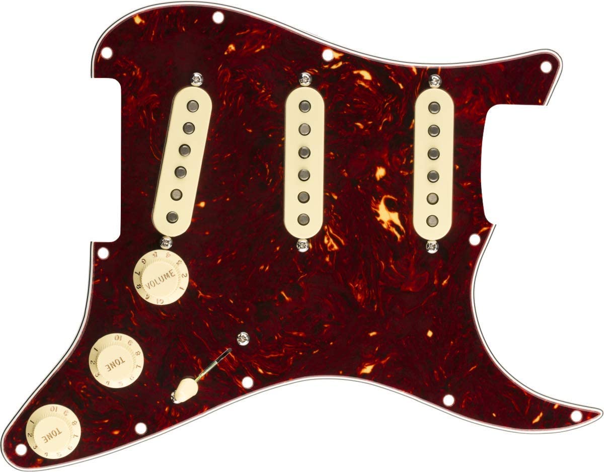 Fender Original 57/62 Prewired Stratocaster Pickguard on a white background