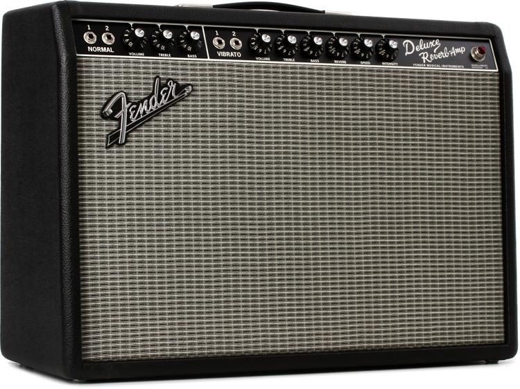 Fender ‘65 Deluxe Reverb Amplifier on a white background