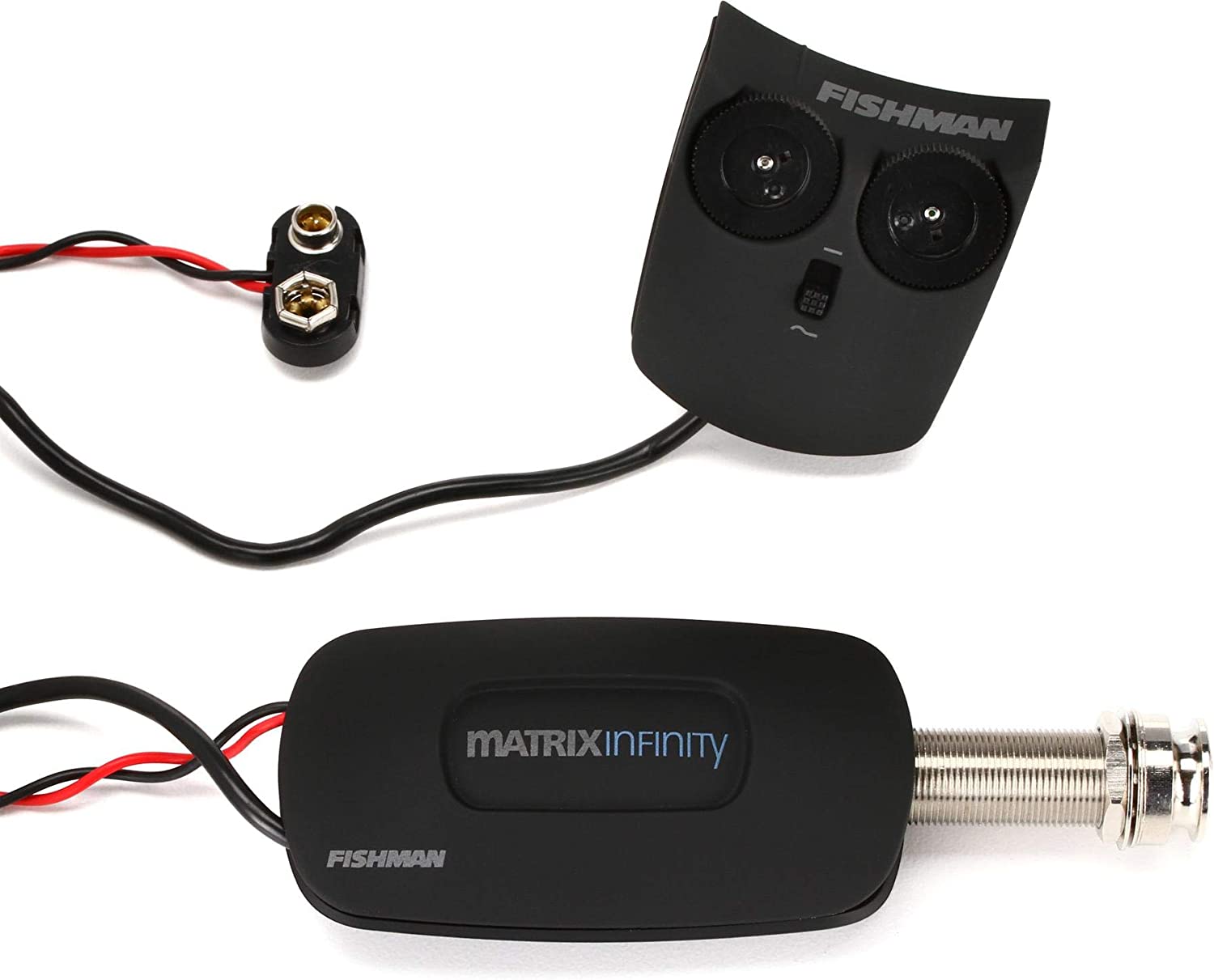 Fishman Matrix Infinity VT Acoustic Pickup (Wide) on a white background