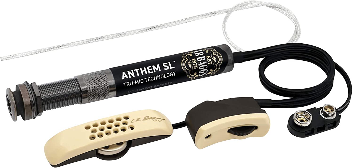L.R. Baggs Anthem-SL Acoustic Guitar Pickup and Microphone on a white background