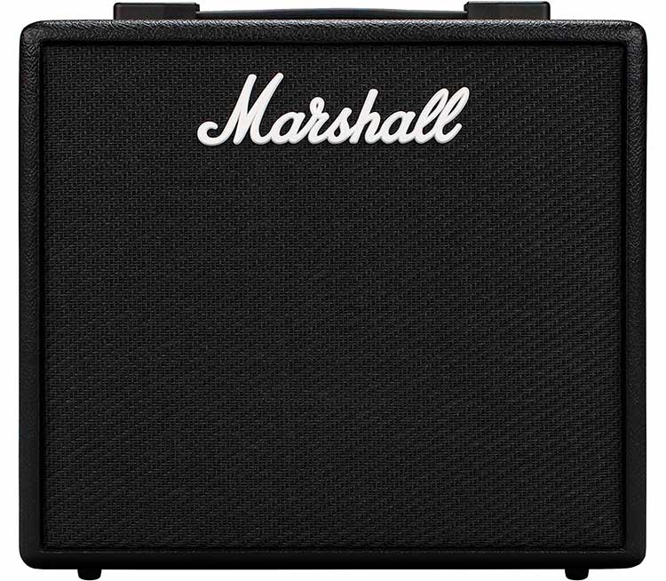 Marshall Code 25W Amplifier on a white background