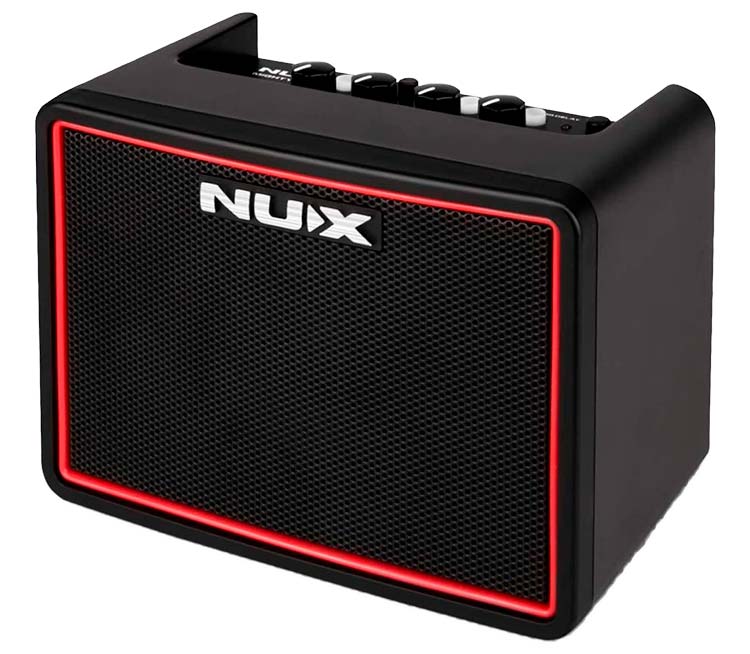 NUX Mighty Lite BT Portable Guitar Amplifier on a white background