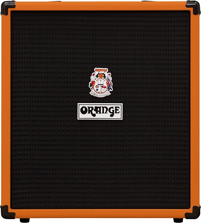 Orange Crush Bass 50 Amplifier on a white background