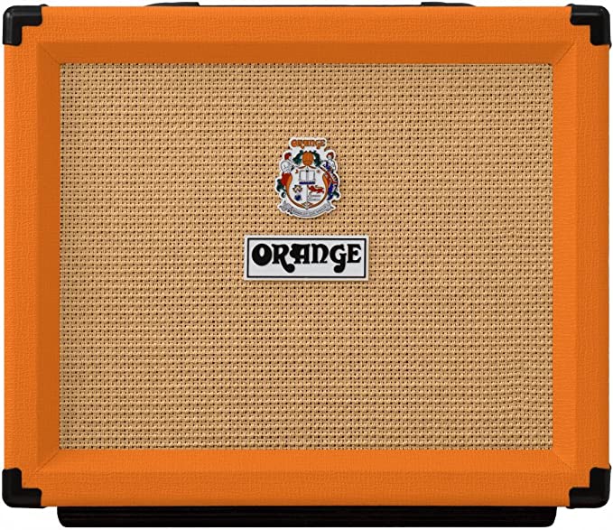 Orange Rocker 15 Amplifier on a white background