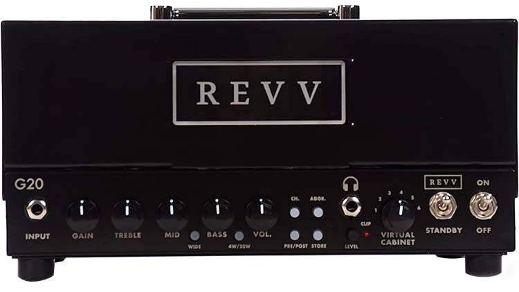Revv G20 Amplifier on a white background