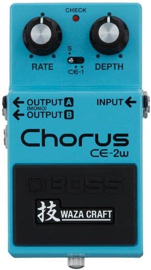 Boss CE-2W Waza Craft Chorus Pedal on a white background