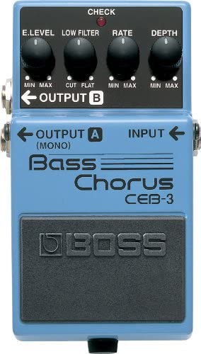 Boss CEB-3 Bass Chorus Pedal on a white background