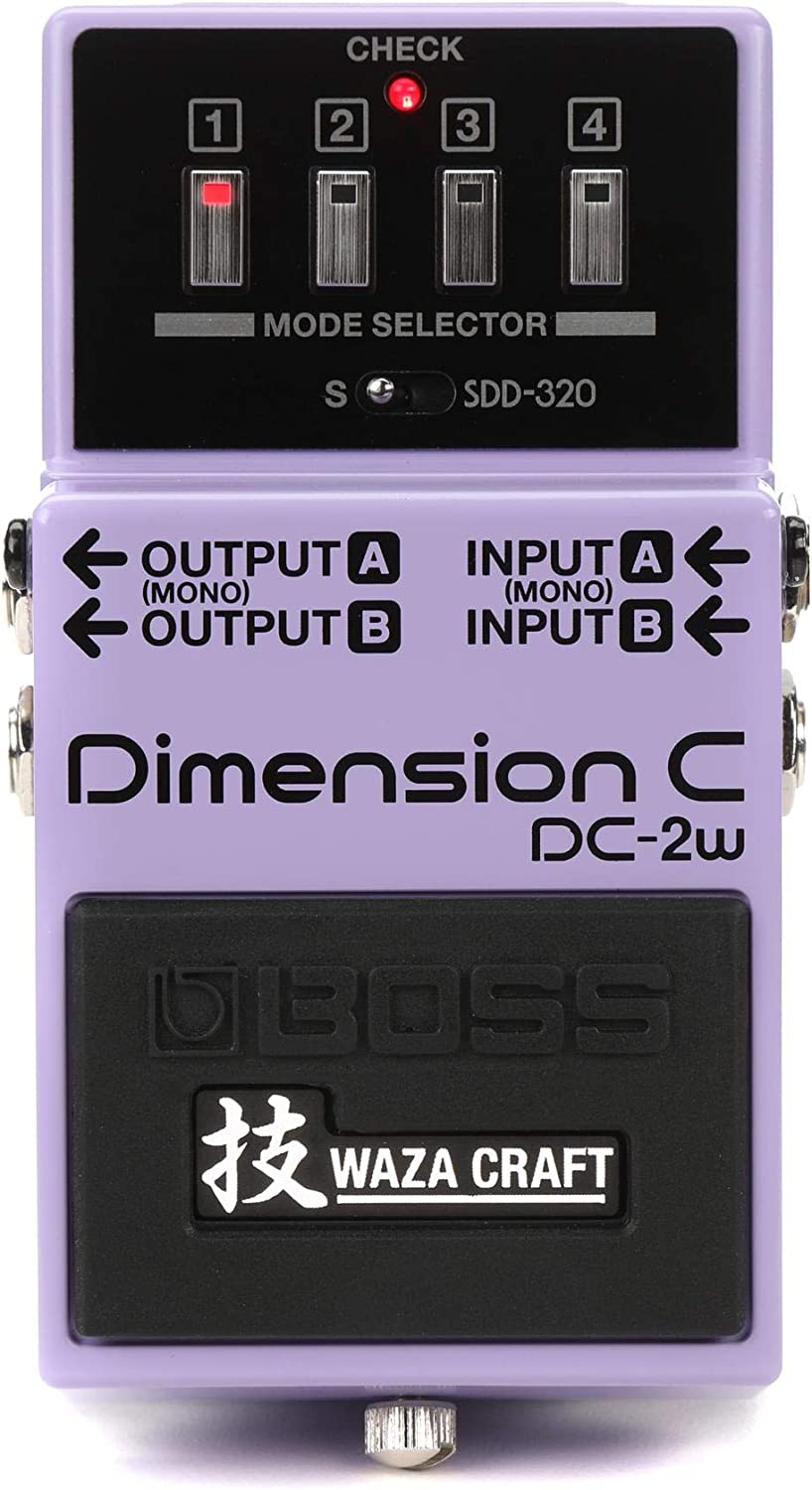 Boss DC-2W Waza Craft Dimension C Pedal on a white background