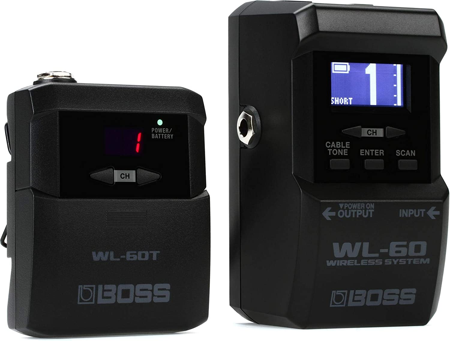 Boss WL-60 Guitar Wireless System on a white background