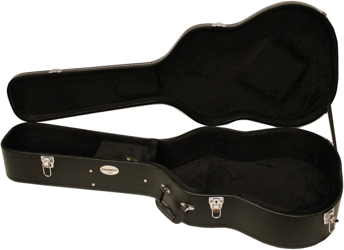ChromaCast CC-AHC Acoustic Guitar Hard Case on a white background