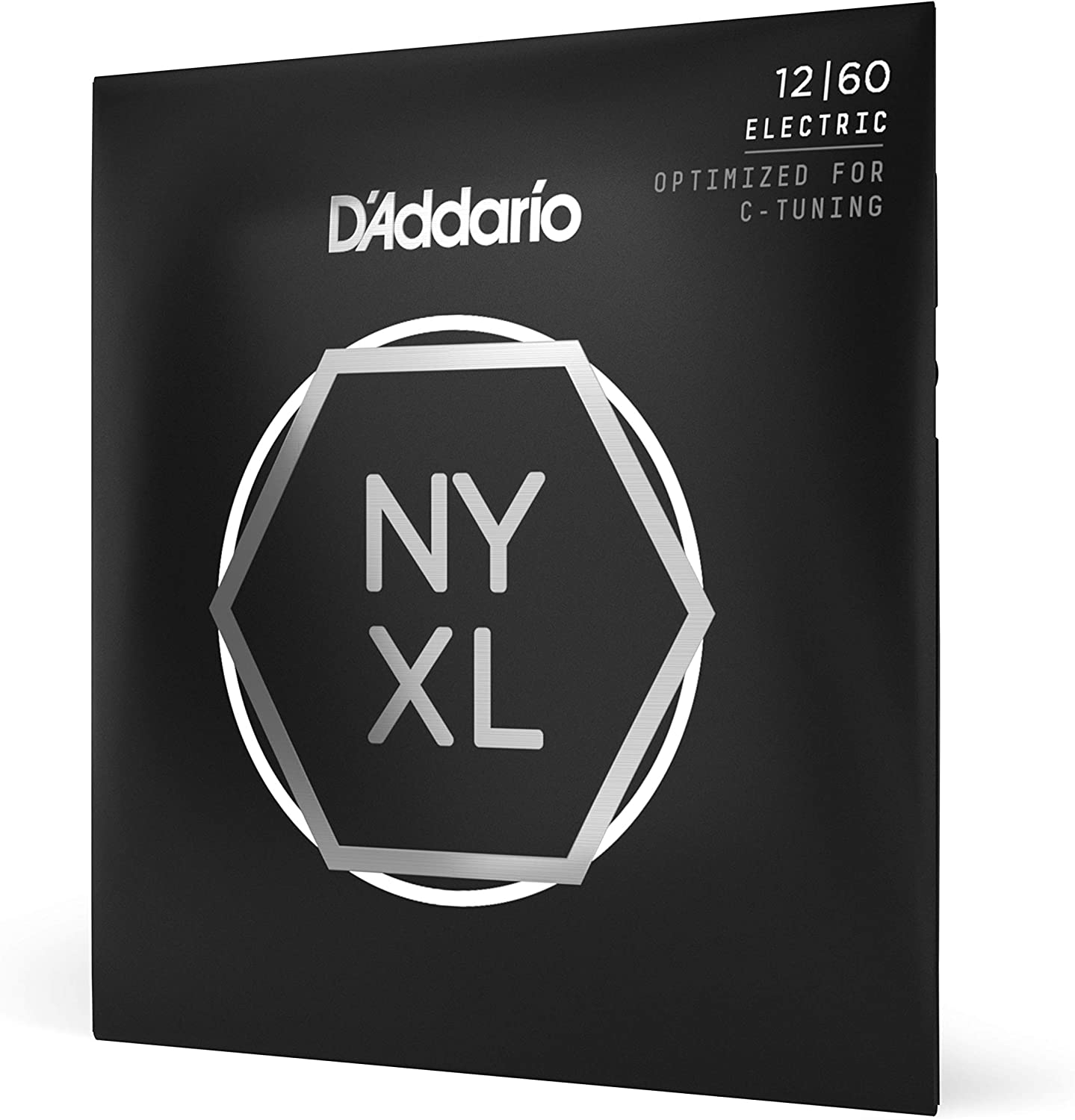 D'Addario NYXL1260 Electric Guitar Strings Extra Heavy on a white background