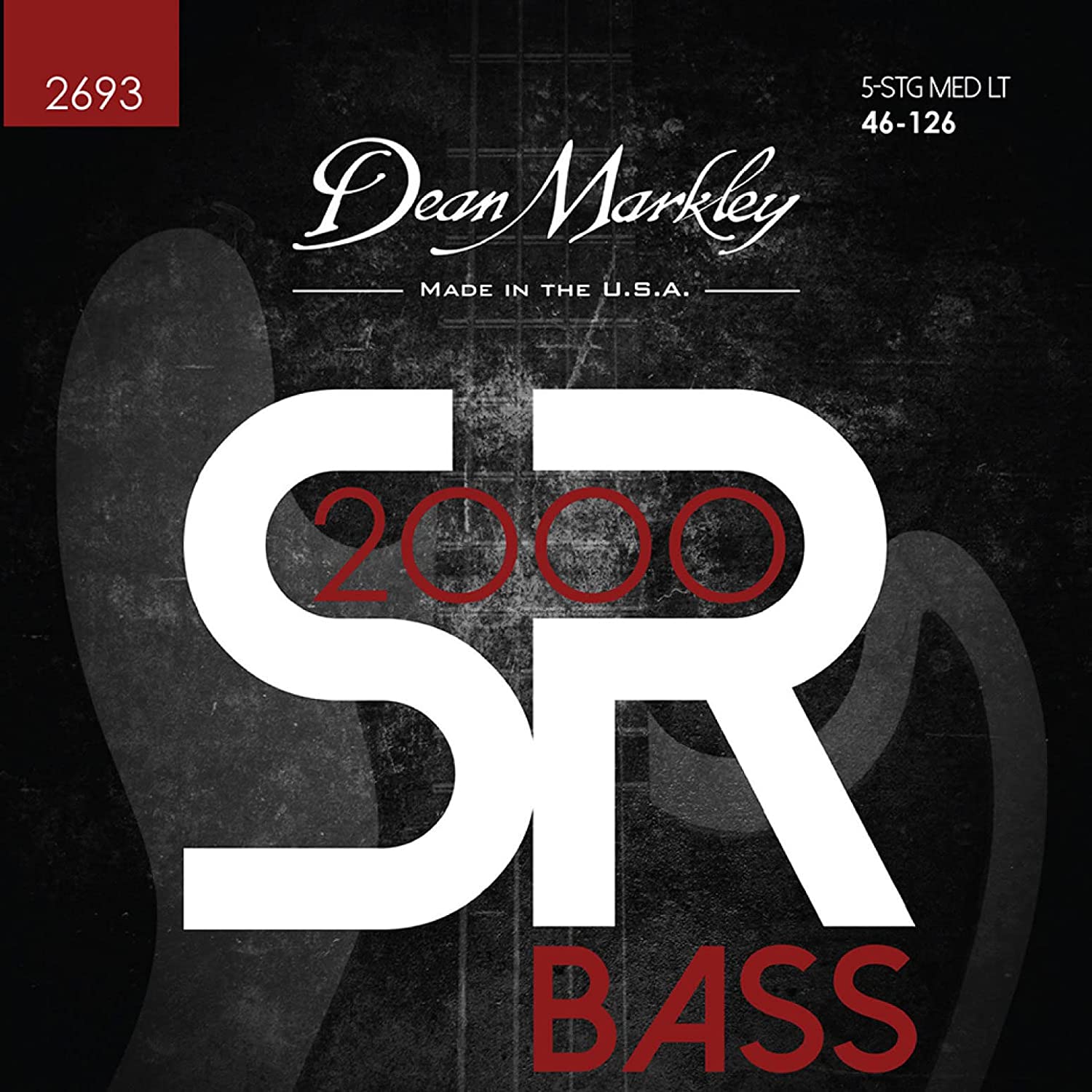 Dean Markley SR2000 Tapered Bass Guitar Strings on a white background
