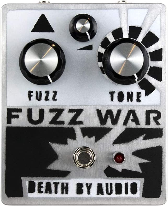 Death by Audio Fuzz War Effect Pedal on a white background