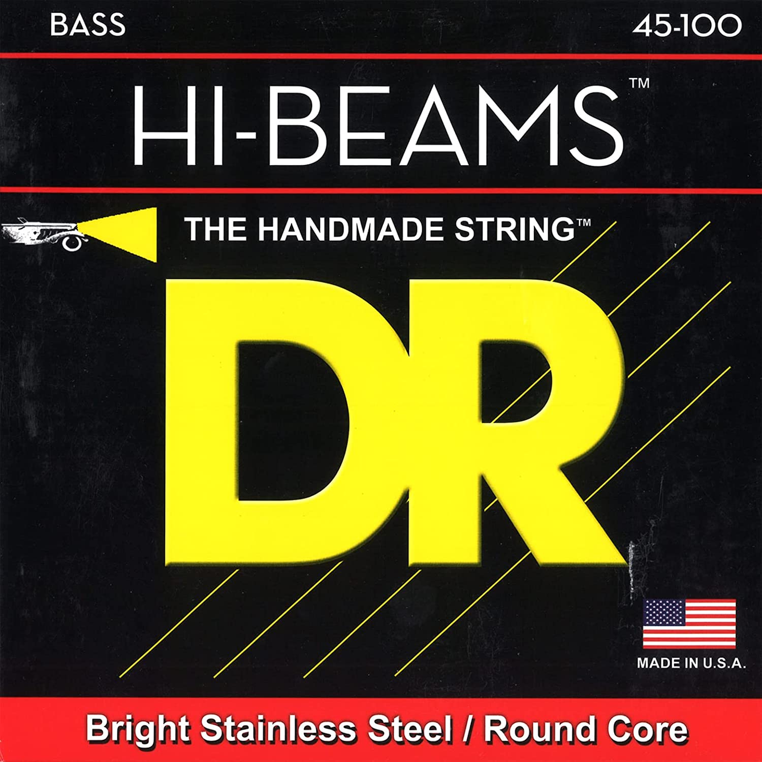 DR Strings Hi-Beam Stainless Steel Round Core on a white background