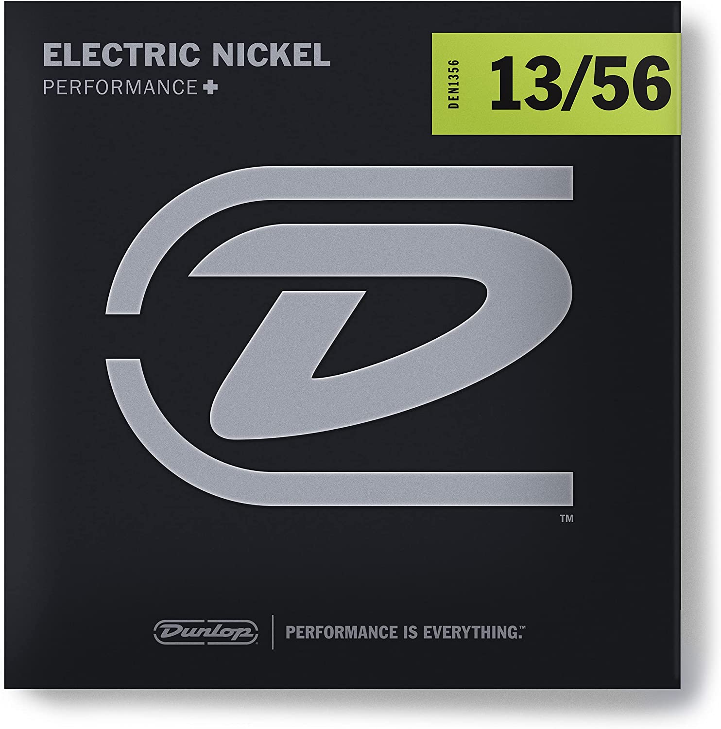 DUNLOP DEN1356 Nickel Wound Electric Guitar Strings on a white background