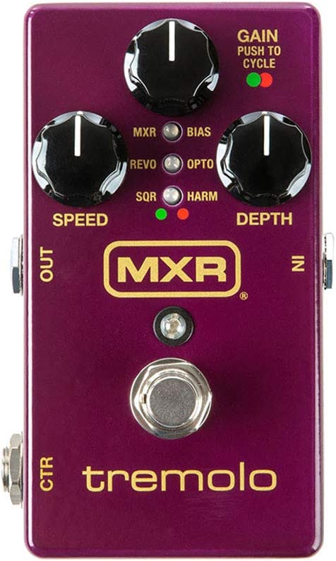 Dunlop MXR Tremolo Effects Pedal on a white background