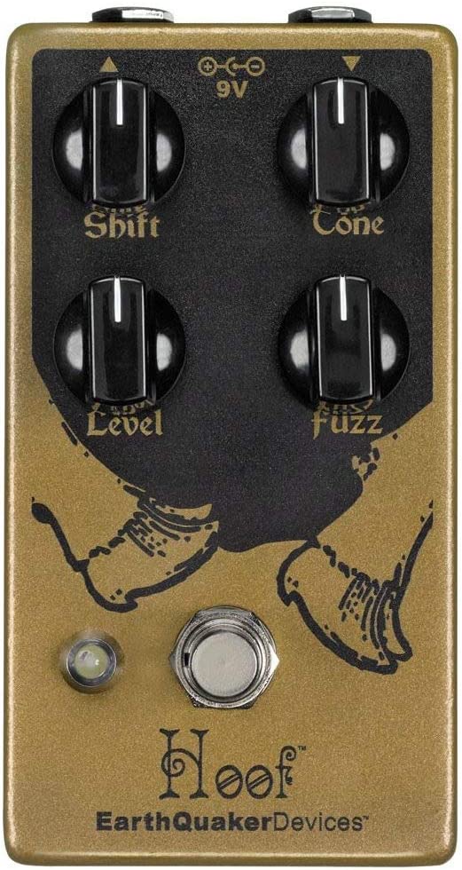 EarthQuaker Devices Hoof V2 Fuzz Pedal on a white background