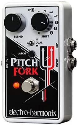 Electro-Harmonix Pitch Fork Pedal on a white background