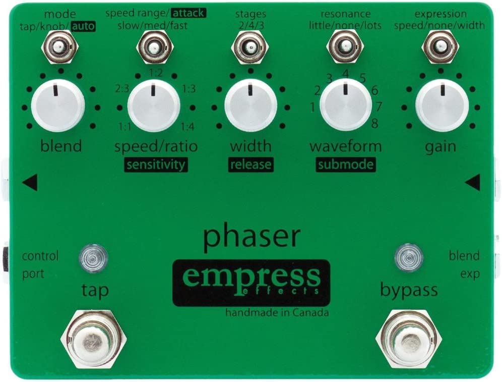 Empress Effects Phaser Pedal on a white background