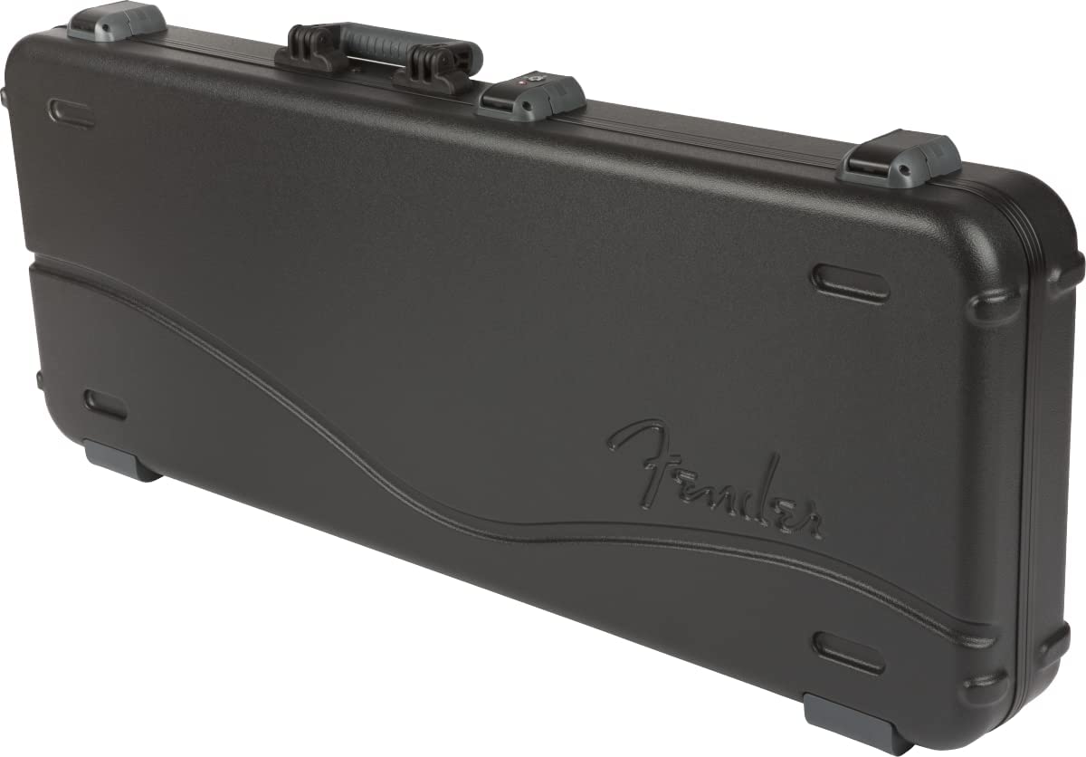 Fender Deluxe Molder Stratocaster Case on a white background