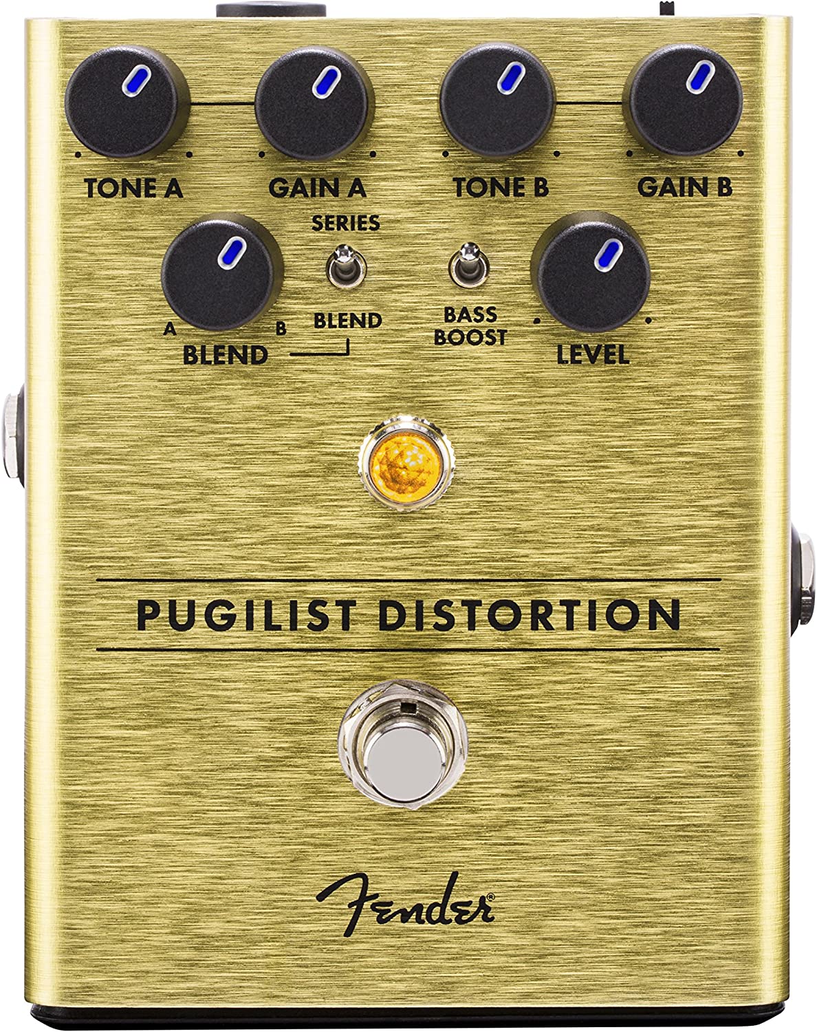 Fender Pugilist Distortion Pedal on a white background