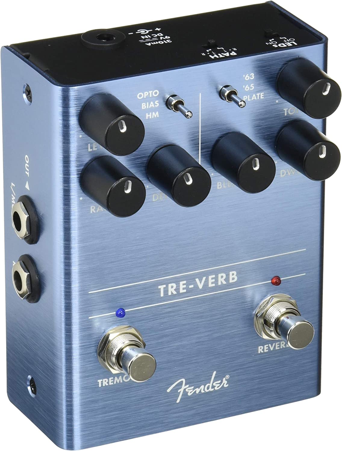 Fender Tre-Verb Digital Reverb/Tremolo Pedal on a white background