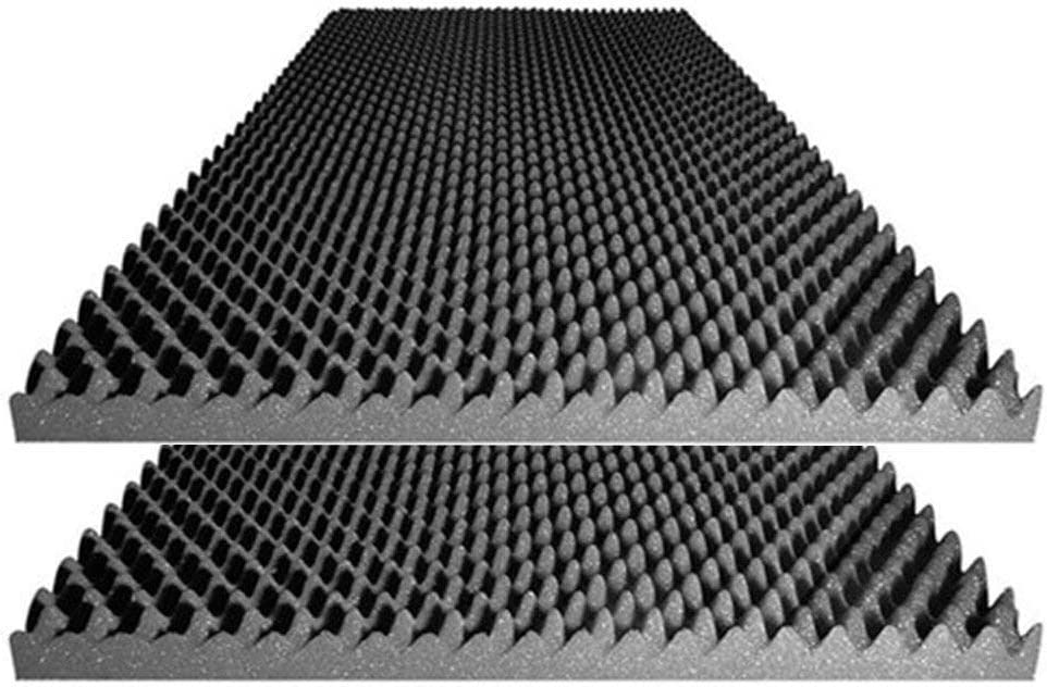 Foamily Acoustic Foam Egg Crate Panel on a white background
