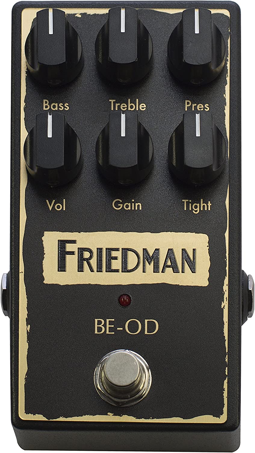 Friedman Amplification BE-OD Overdrive Guitar Effects Pedal on a white background