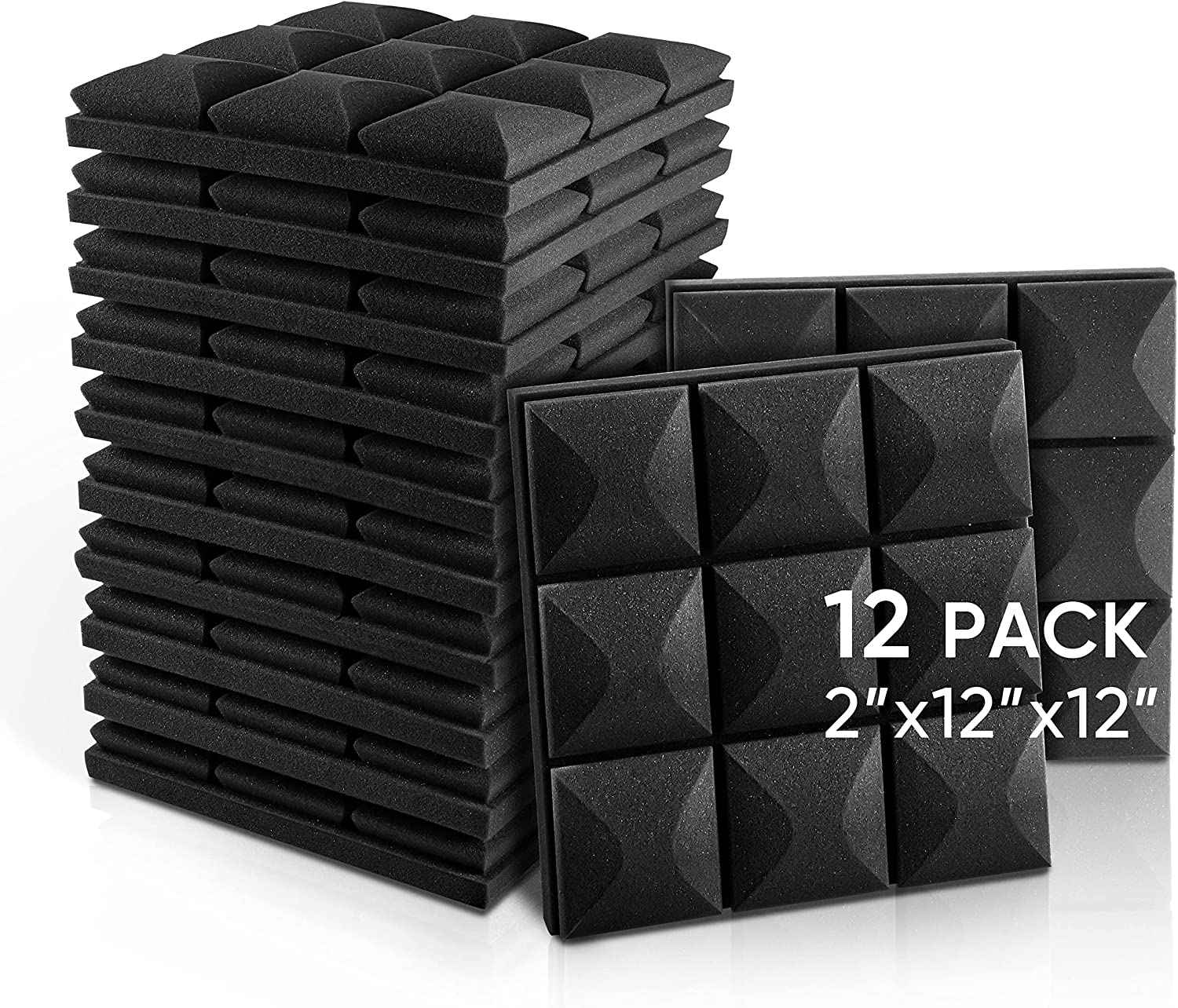 Fstop Labs Acoustic Foam Panels on a white background