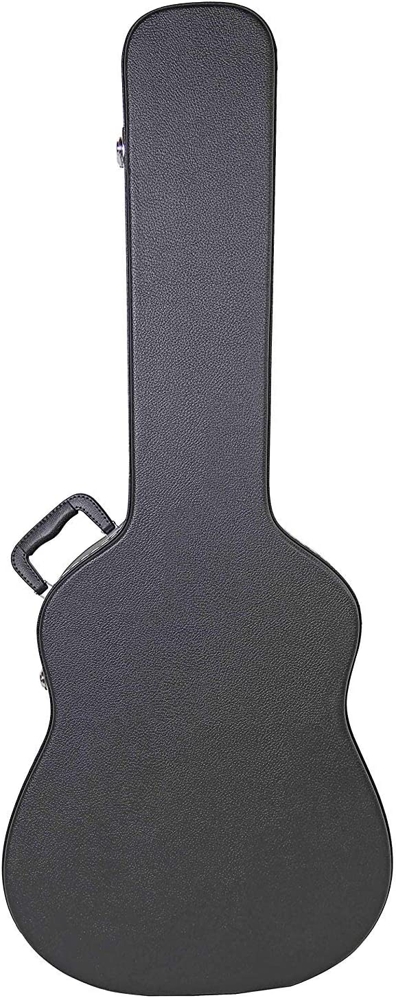 Gearlux Dreadnought Acoustic Guitar Hardshell Case on a white background
