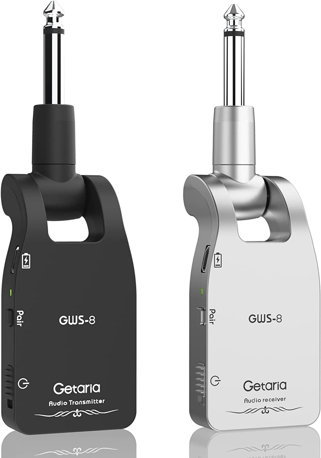 Getaria Upgrade 2.4GHZ Wireless Guitar System on a white background
