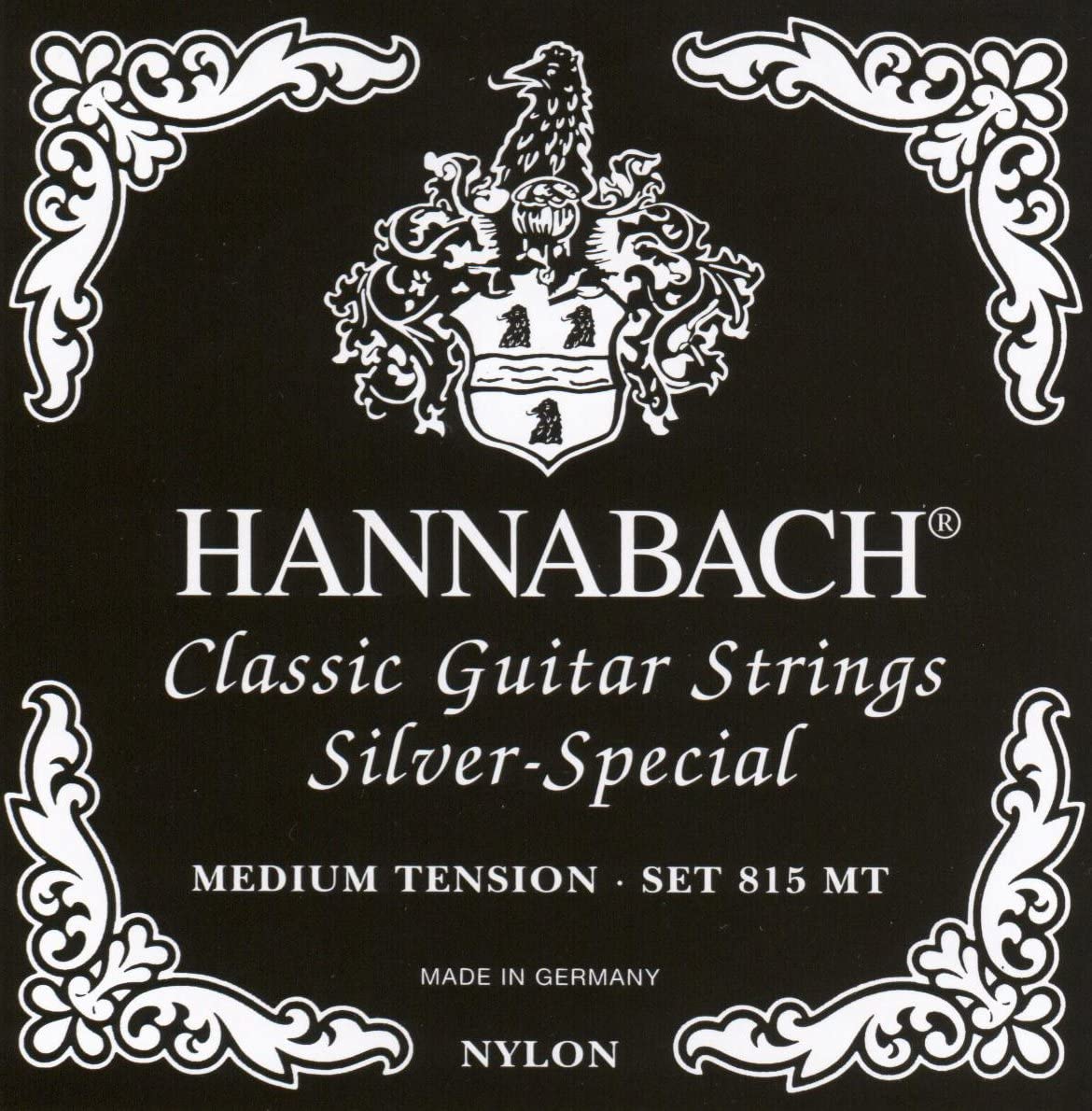 Hannabach Silver Special Medium Tension String  on a white background