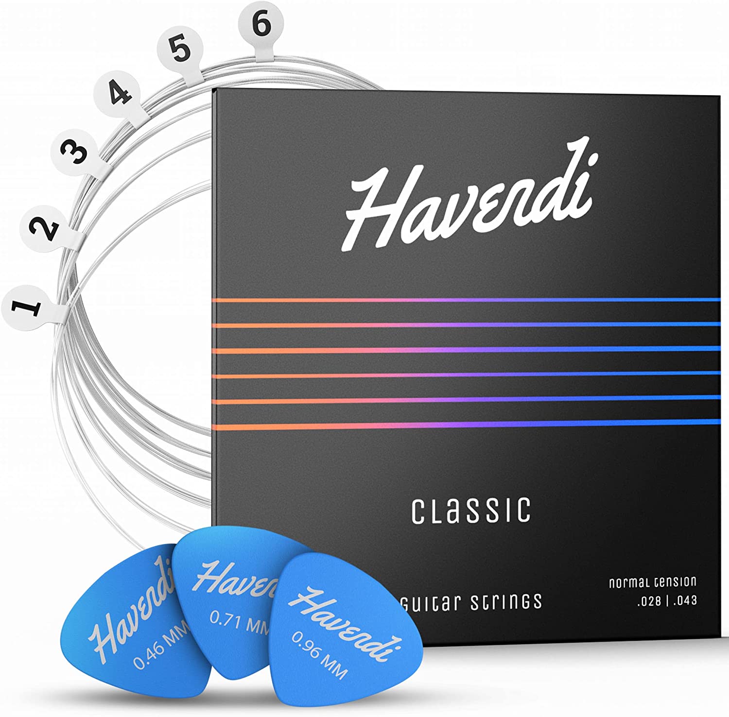 HAVENDI® Guitar Strings For Classical Guitar on a white background