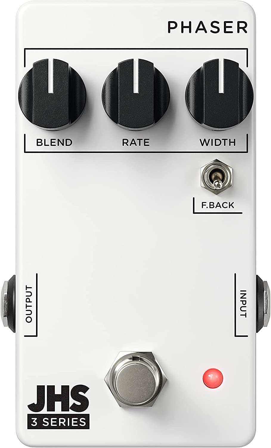 JHS Pedals 3 Series Phaser Pedal on a white background