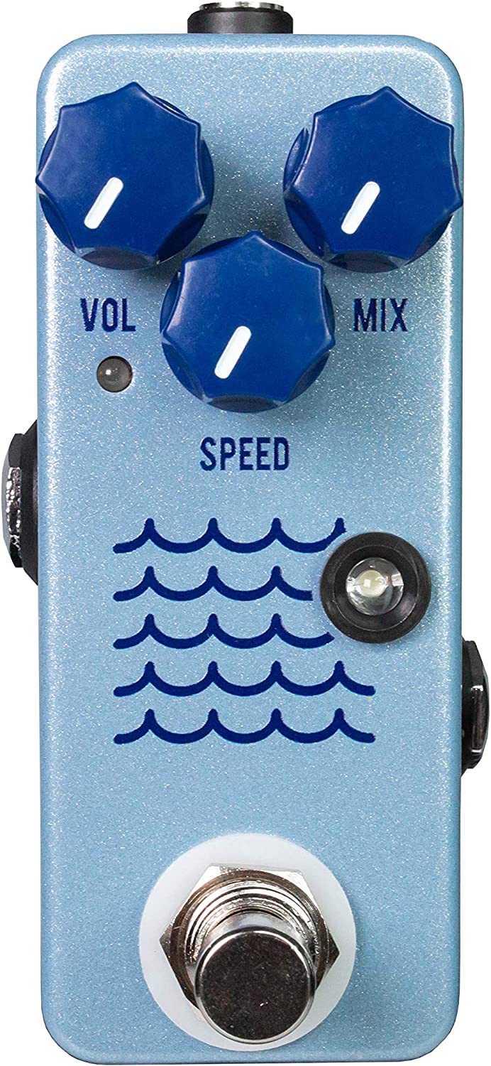 JHS Tidewater Tremolo Guitar Effects Pedal on a white background