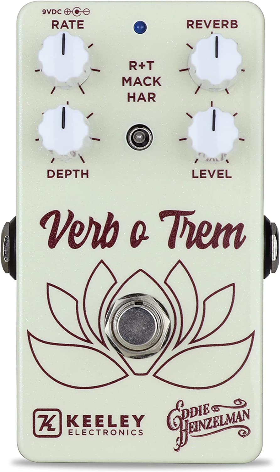 Keeley Eddie Heinzelman Tremolo Pedal on a white background