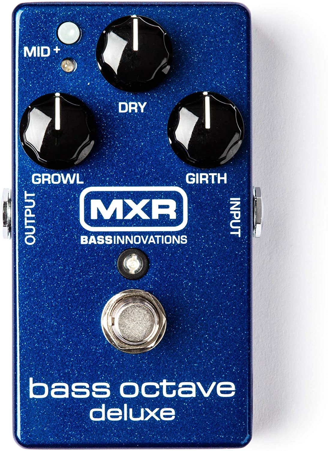 MXR M288 Bass Octave Deluxe Pedal on a white background