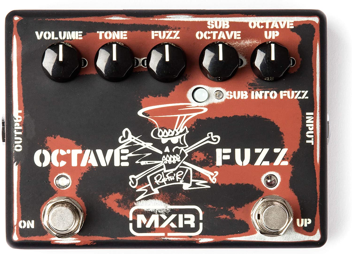 MXR Slash Octave Fuzz Pedal on a white background