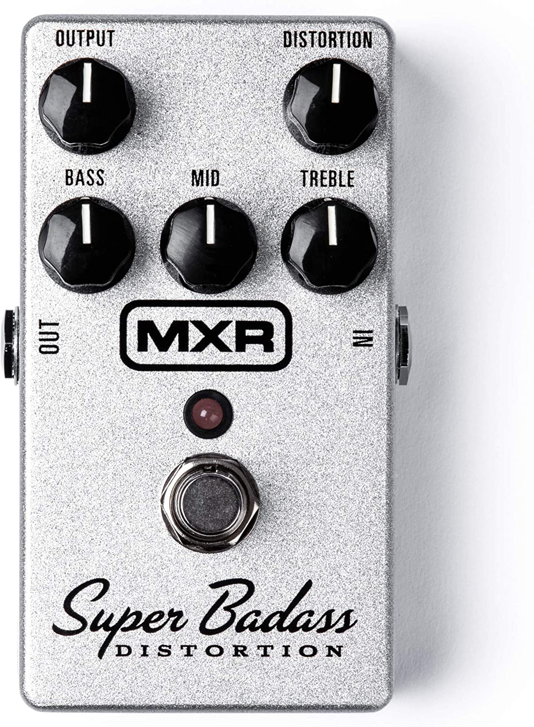 MXR Super Badass Distortion Pedal on a white background