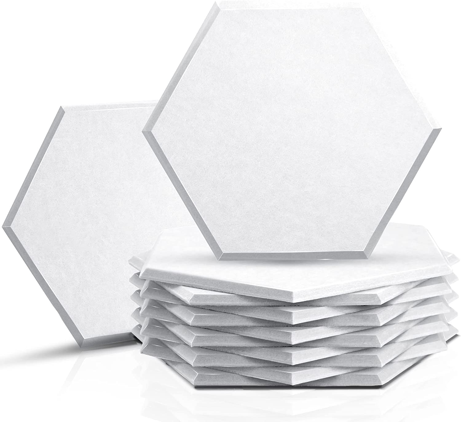 Sonic Acoustics 12 Pack Hexagon Acoustic Panels on a white background